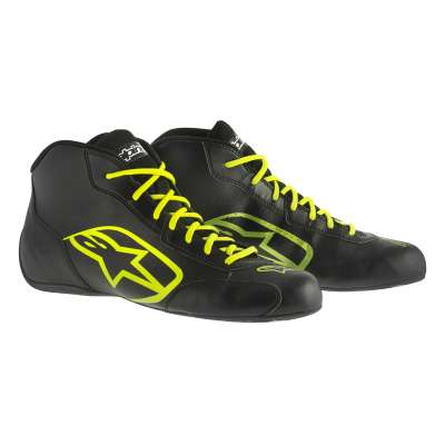 Alpinestars Tech 1-K Start Shoes black/yellow-New 2015