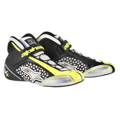 Alpinestars Tech 1-KX Schuhe schwarz/weiß/gelb