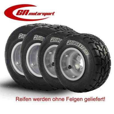 Bridgestone kart tires rain tires YFD 2x 4.00/2x 5.00 (set = 4 tires) Bambini/Mini