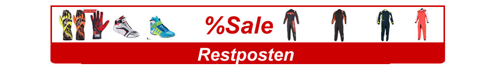 Kartbekleidung Restposten