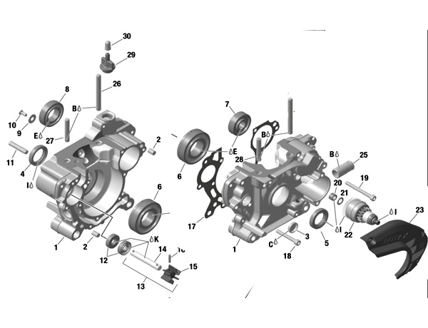 CRANK CASE ASSY MAX