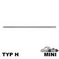 Preview: Hinterachse D.30x960mm Typ H f