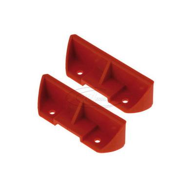 Pedalwinkel / Fußraste PVC rot