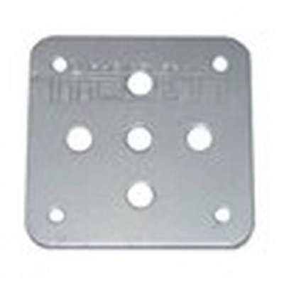 Seat mounting plate made of aluminum 75mm