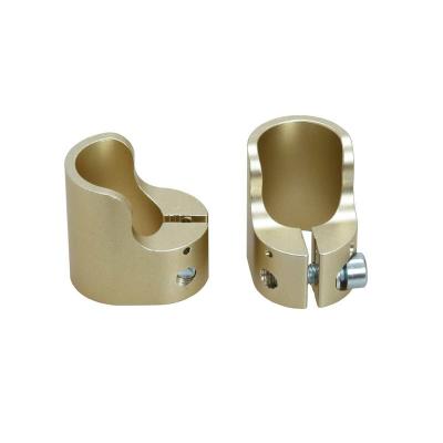 Alu Schutz für Heckauffahrschutz Satz 30mm in Magnesium Gold (2 St.) 