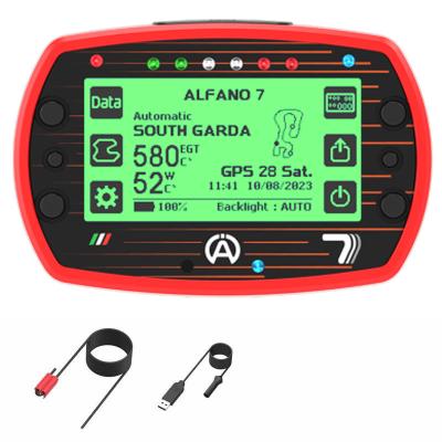 Alfano 7 2T. Messsystem, Laptimer