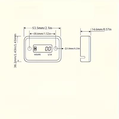Hour counter drawing