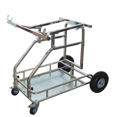 Kartwagen mit lift-up Funktion, verchromt