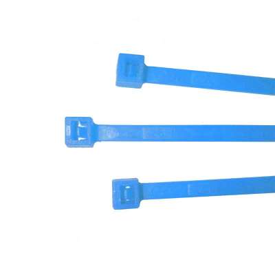 Kabelbinder, neonblau, 100 St
