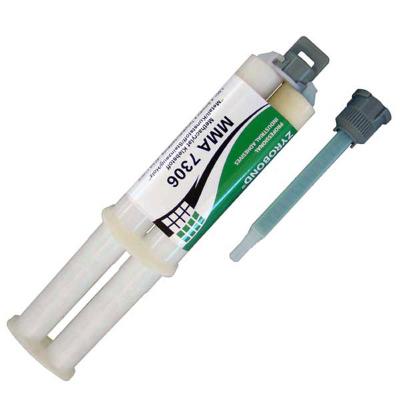 2-component glue 7306 for plastics 25ml, white.