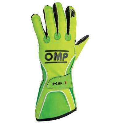 OMP Kart Handschuhe KS-1, neon gelb/neon