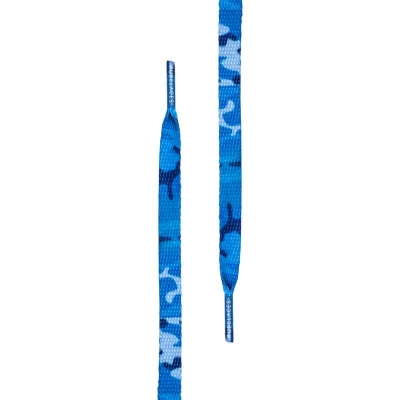 Tubelace Schnürsenkel, 120cm, Blau Camouflage
