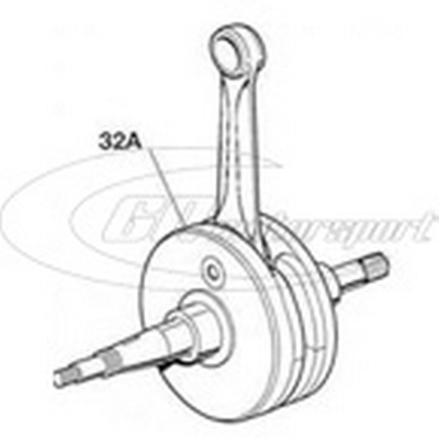 Crankshaft complete "Waterswift"