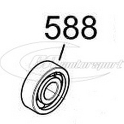 Lager 22x8x9,5 f. Wasserpumpe "Waterswift