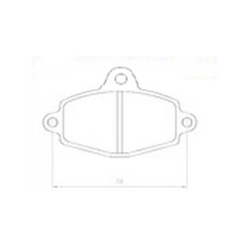 BREMSBELAG-SATZ 2071 KA FERODO CRG VORNE