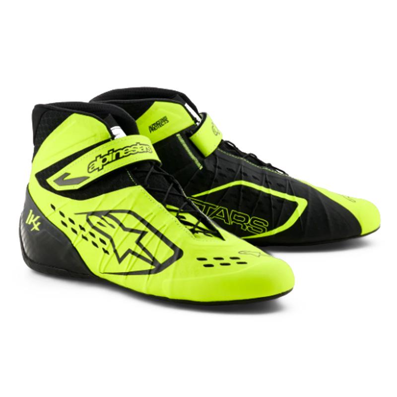 Alpinestars Tech 1-KX FIA Kart-Schuhe - schwarz neon-gelb 2026 - FIA 2026