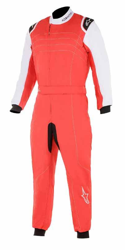 Alpinestars Kart Overall MX9 v2, rot/weiß 