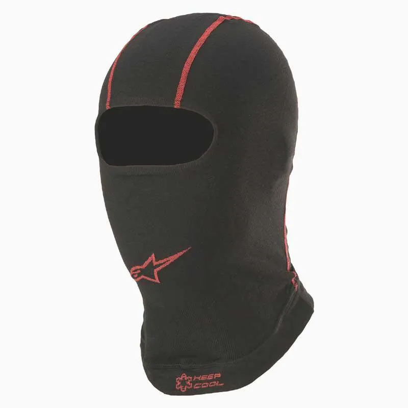 Alpinestars KX V2 balaclava- black red