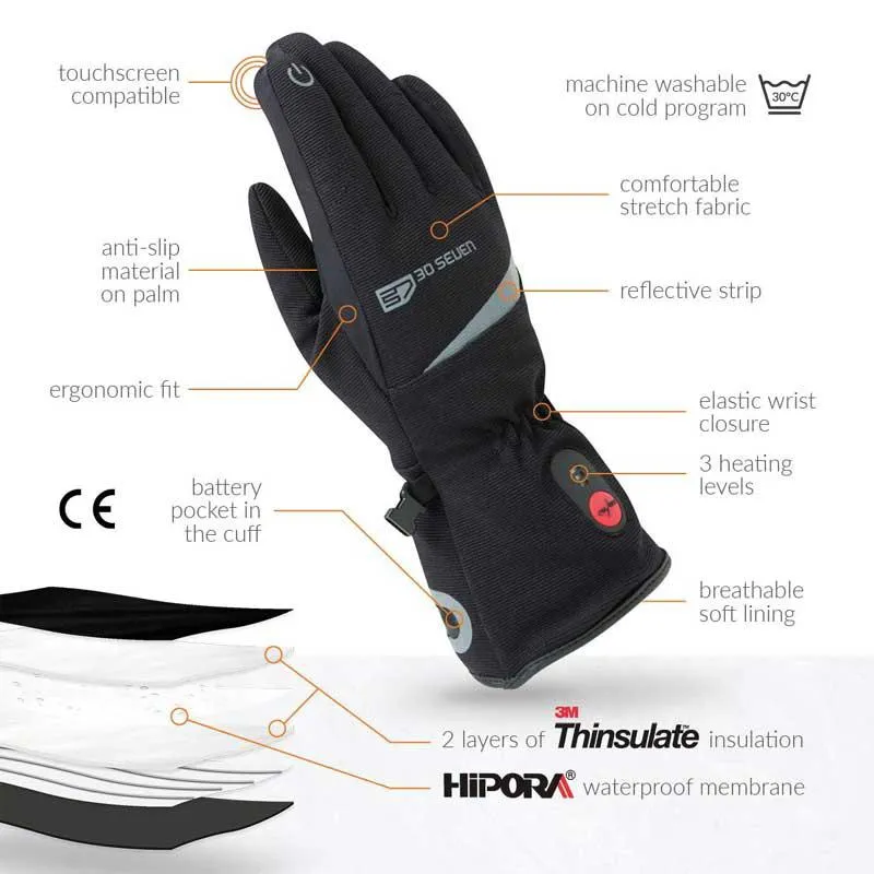 Heated gloves - waterproof