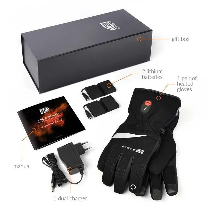 Heated gloves - waterproof