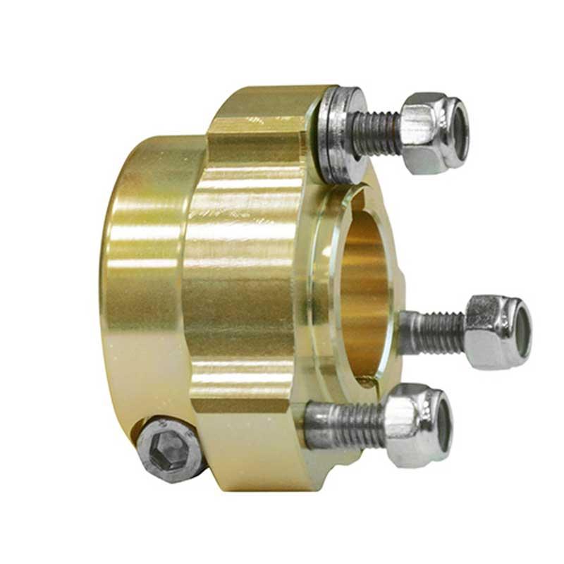 Aluminum rear wheel hub 30x40 gold complete = Bild Nr. 3