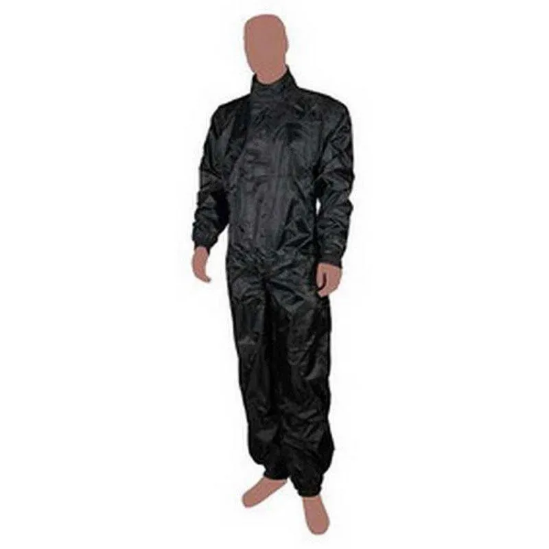 Force rain overall, black