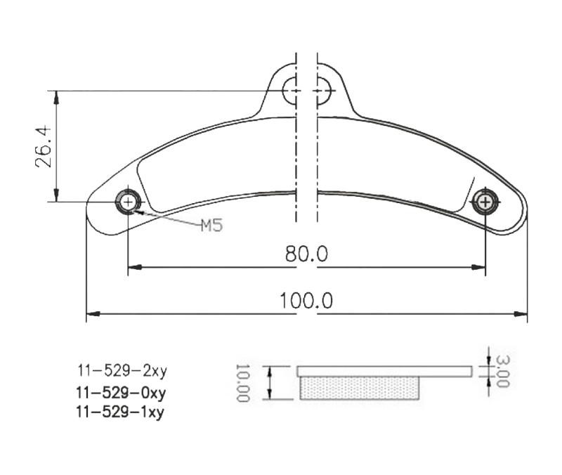 Bremsbelag-Satz Birel KZ vorne und Mini hinten