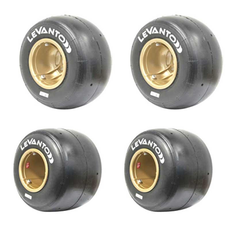 LEVANTO tires Slick KRT, SET = 2 pcs. 4.50 / 2 pcs. 7.