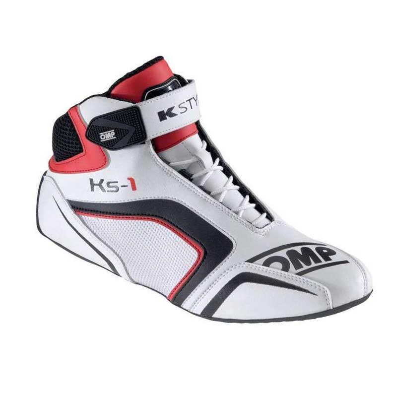OMP Kart Schuhe KS-1, wei