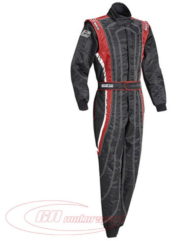 Sparco Rennoverall Saetta Farbe schwarz,