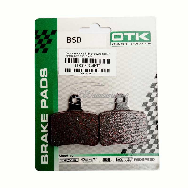 BSD rear brake caliper's pad (2 pcs box) Bild Nr. M