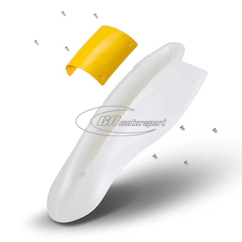 Frontschild M8 Modell 2022 in wei