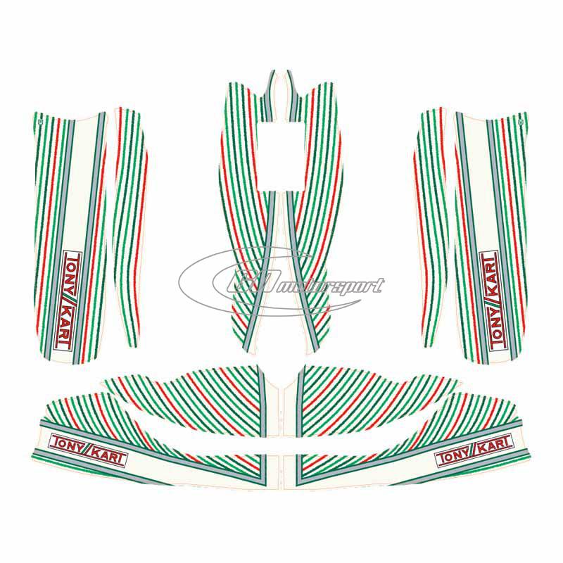 Design kit complete M6/ M7 Tony Kart Racer 401R (desig
