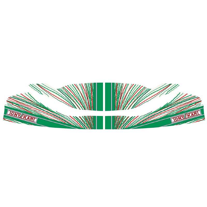 Design kit KG 507 front spoiler Tony Kart 401RR (design 2024)