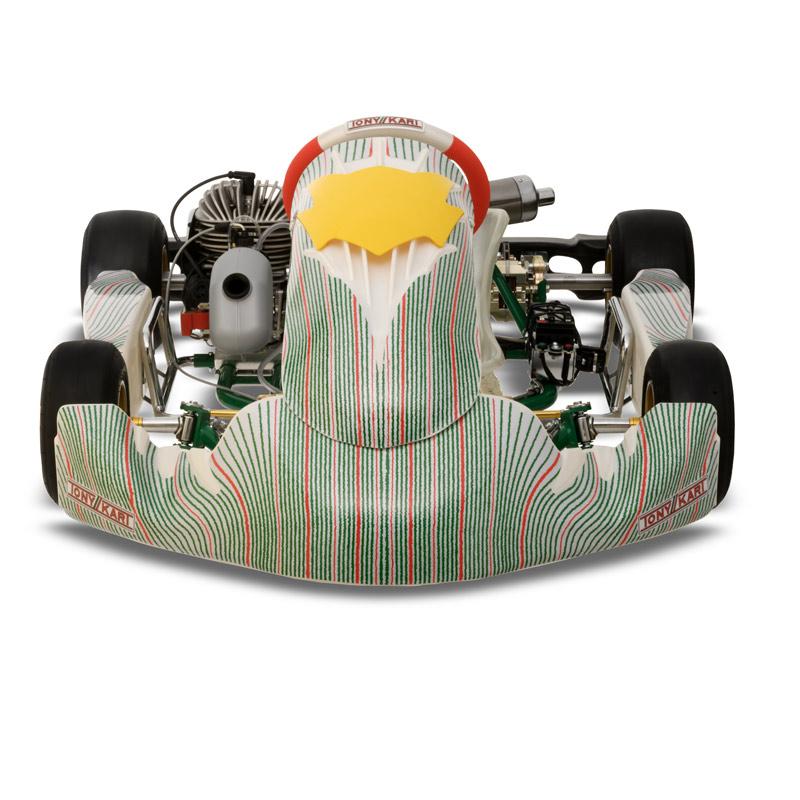 Chassis Tony Kart ROOKI/Mini EVM 28 Ø (für Medium + weiche Reifen) Modell 2025 Bremse BSM5
