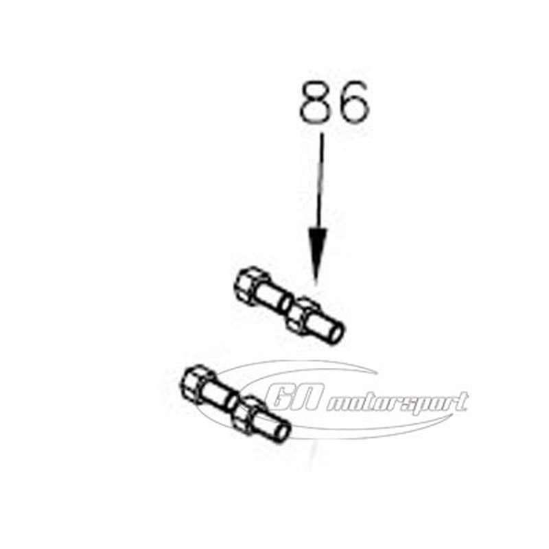 Schraube Sechskant M5x8 f