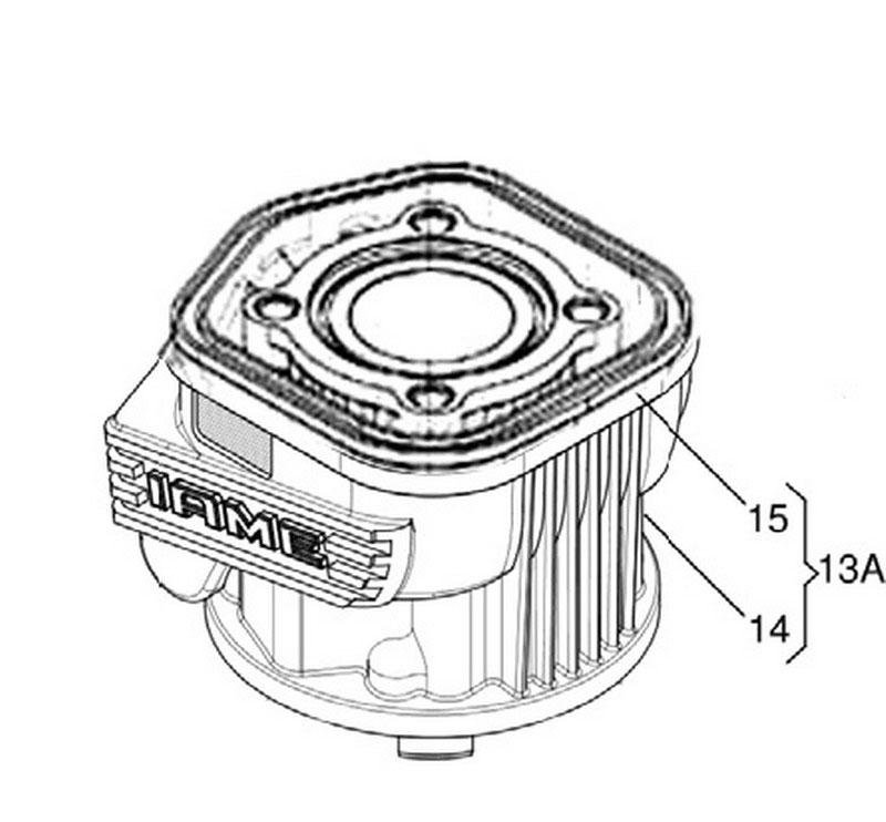 Cylinder complete X30
