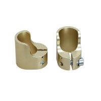 Alu Schutz für Heckauffahrschutz Satz 30mm in Magnesium Gold (2 St.) 