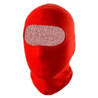 Balaclava, headstocking for under the helmet in red
