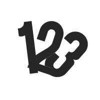 Startnummer zum aufkleben 1-9 in schwarz 16cm 