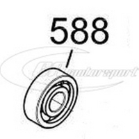 Bearing 22x8x9.5 f. Water pump "Waterswift" 608-2RSH C