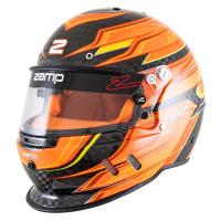 ZAMP Auto und Karthelm RZ 67D Carbon ORANGE / YELLOW FIA 2026 
